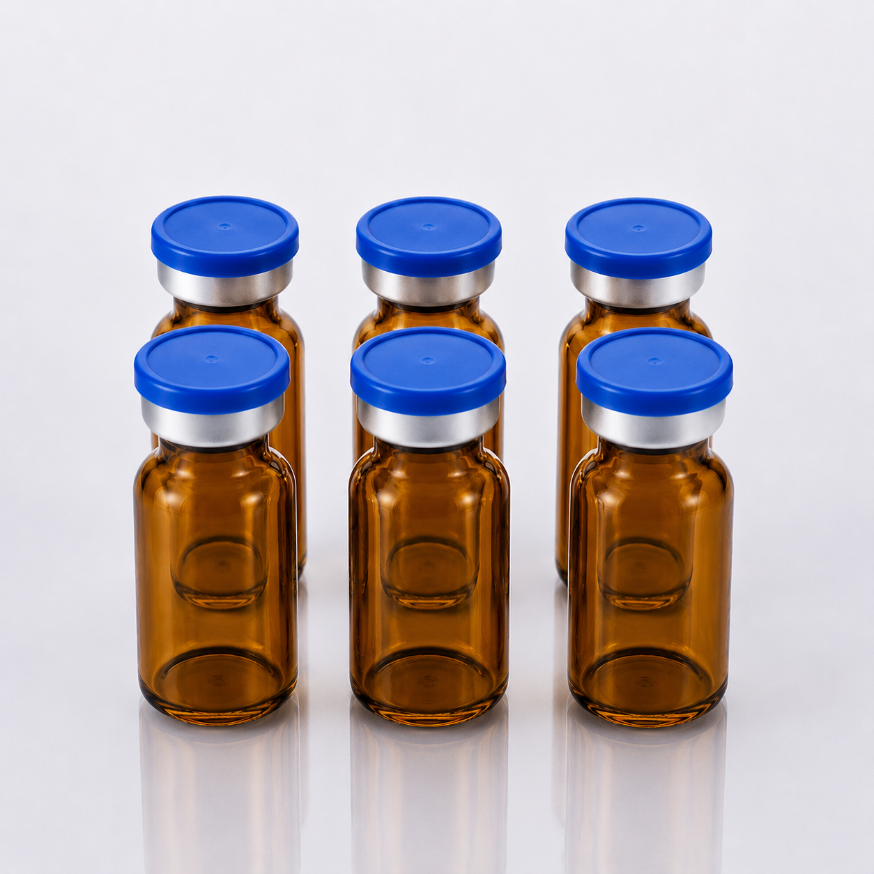 10 mL Amber Borosilicate Vial – Heat-Treated (10 Pack)