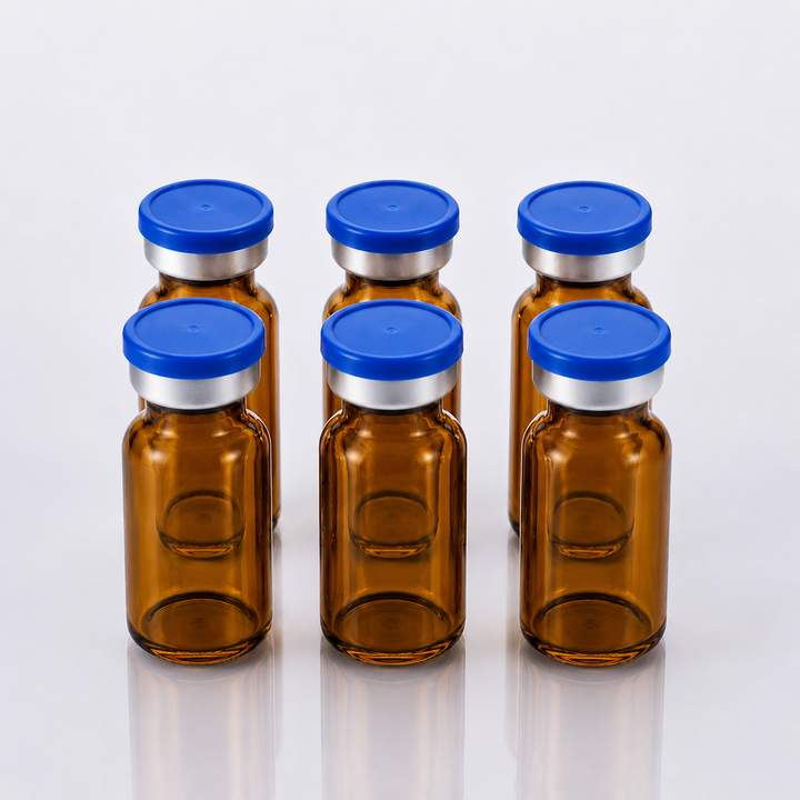 10 mL Amber Borosilicate Vial – Heat-Treated (10 Pack)